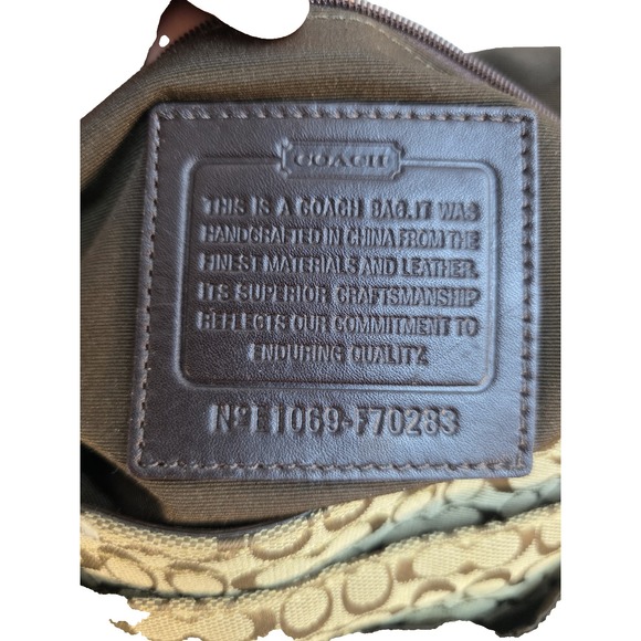 Coach Signature Messenger‎ Shoulder Crossbody bag E1069-F70283 - Picture 6 of 6